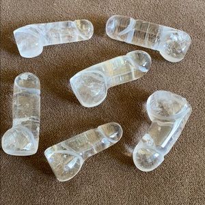 1” Clear Quartz Crystal Phalicks